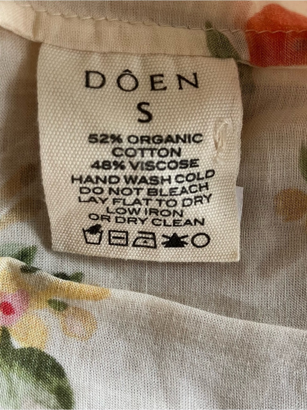 Dôen Martha Dress in Orangerie Floral - Size Small - Picture 12 of 13